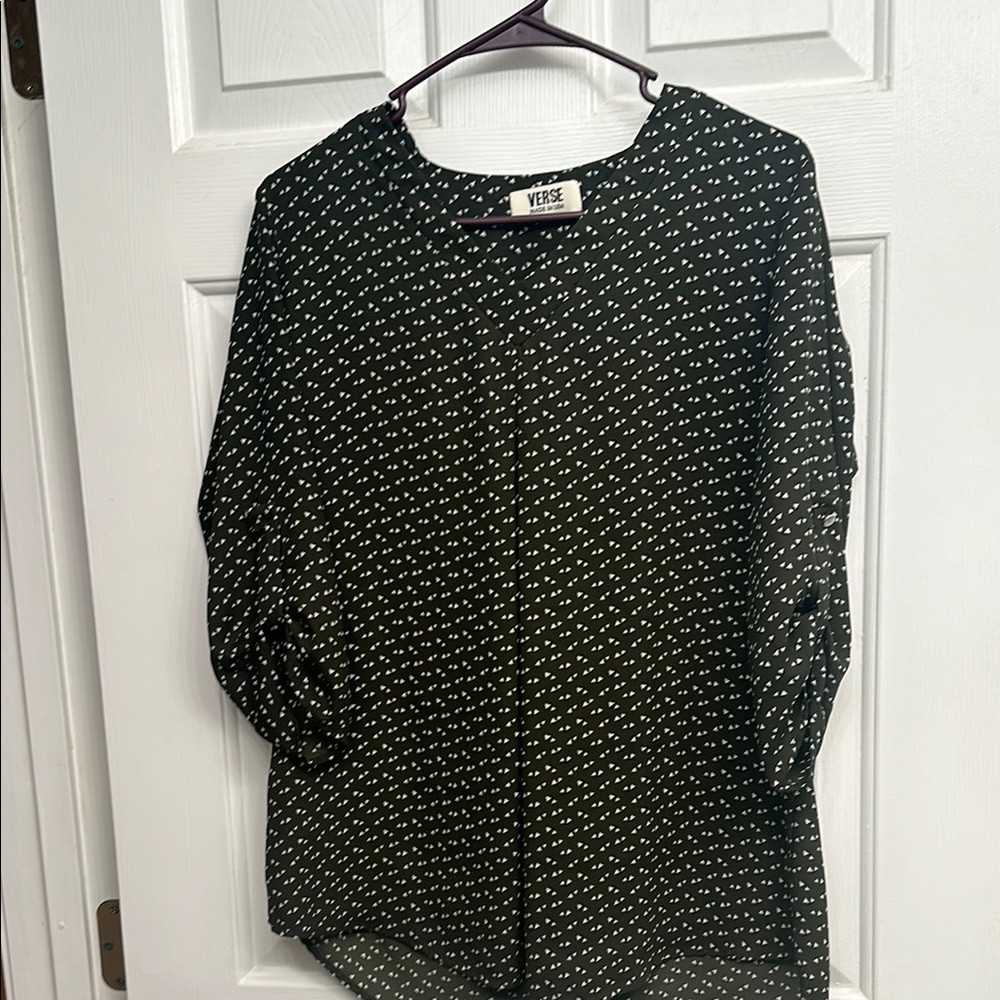 3/4 sleeve maternity blouse
